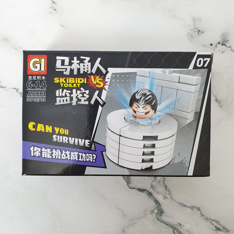 Skibidi Toilet Building Block Toy 8-Type Toilet Speakerman Cameraman TVman Titan