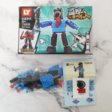 Skibidi Toilet Building Block Toy 4 IN 1 Toilet Speakerman Cameraman TVman Titan