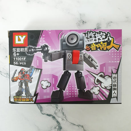 Skibidi Toilet Building Block Toy 4 IN 1 Toilet Speakerman Cameraman TVman Titan