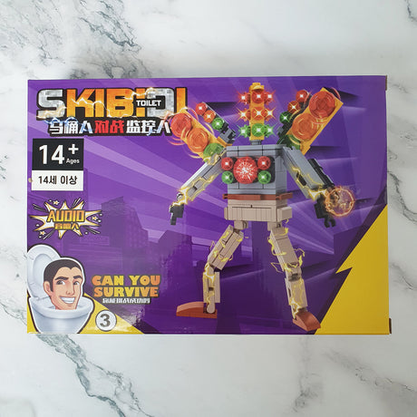 Skibidi Toilet Building Block Toy 4-Type Toilet Speakerman Cameraman TVman Titan