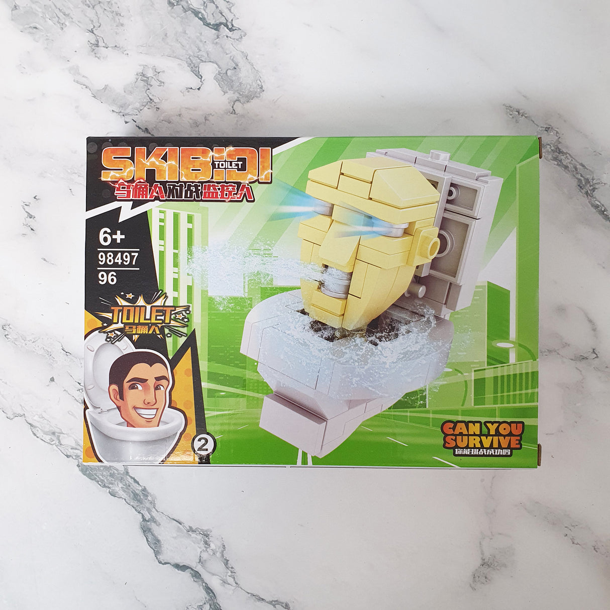 Skibidi Toilet Building Block Toy 4-Type Toilet Speakerman Cameraman TVman Titan