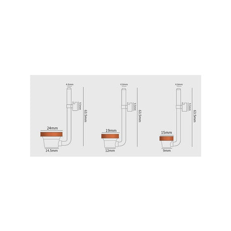 twinstar co2 diffuser, dimension